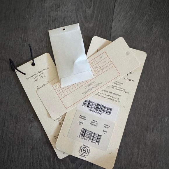 NWOT SAVE THE DUCK Women's Reversible Puffer Coat - Picture 4 of 4